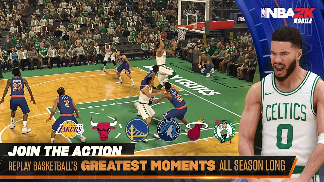 Dominate Courts: NBA 2K Mobile Mod APK with Legends & Console Graphics